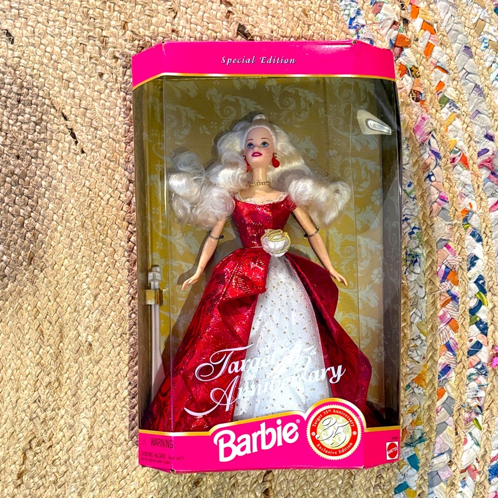 Barbie Anniversary Doll in Red and White